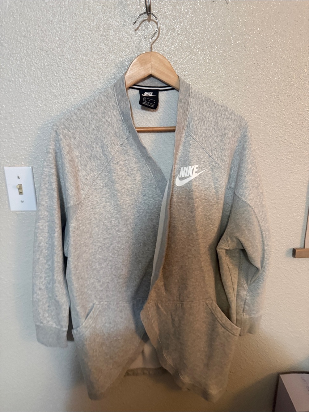 Nike Gray cardigan